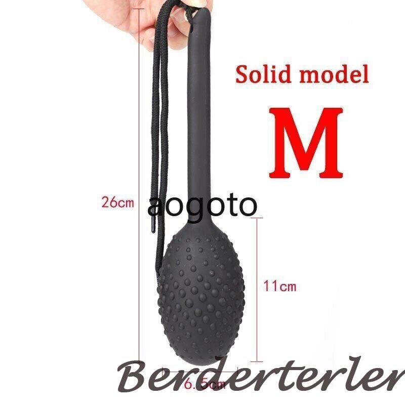 Silicone Plug Anus Beads with Roll Ball Stimulate Dilator Prostate Expansion