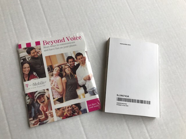 MOTOROLA V180 GSM MANUAL ONLY