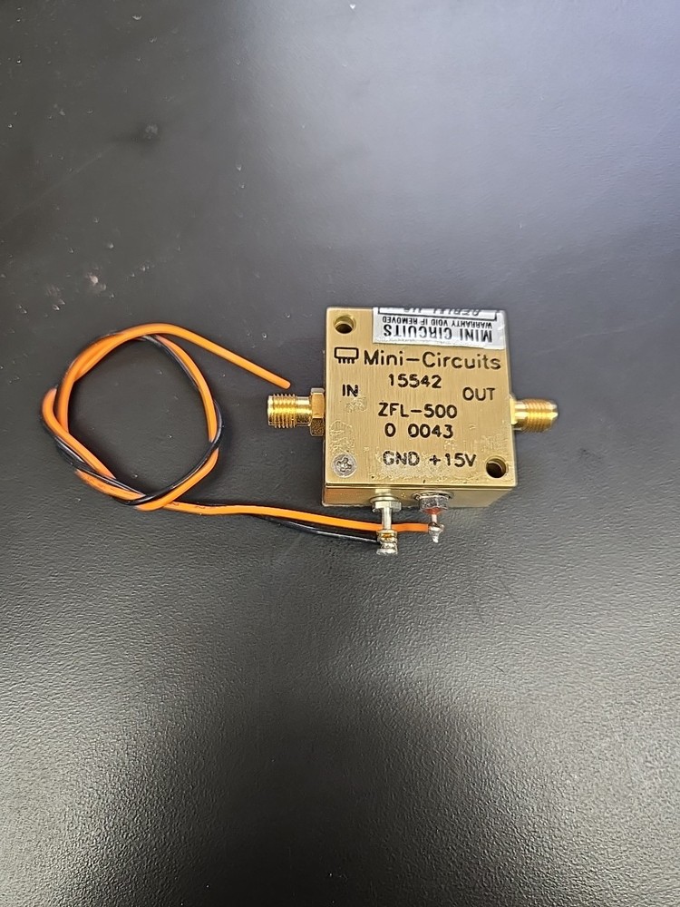 Mini-Circuits ZFL-500 15v  RF Low Noise Amplifier