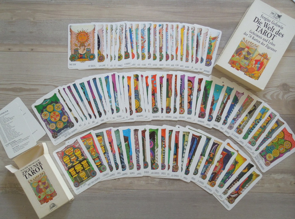 Vintage Gypsy Tarot Complete With Book