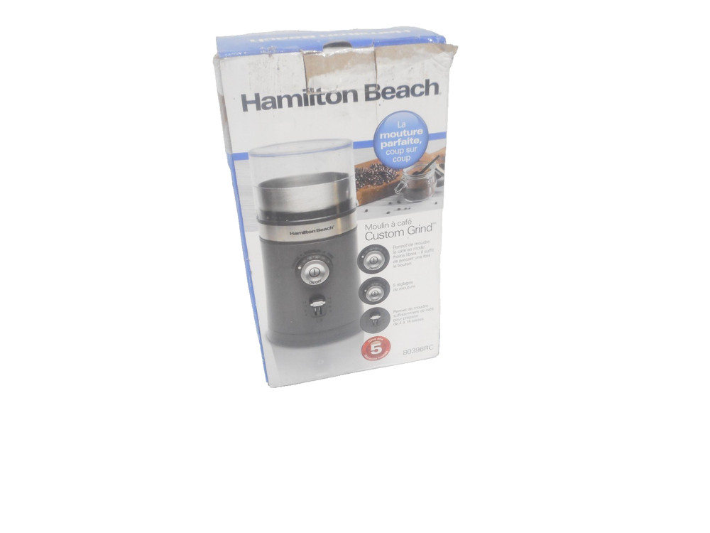 Hamilton Beach Electric Coffee Grinder Grey (80396C) 10 oz