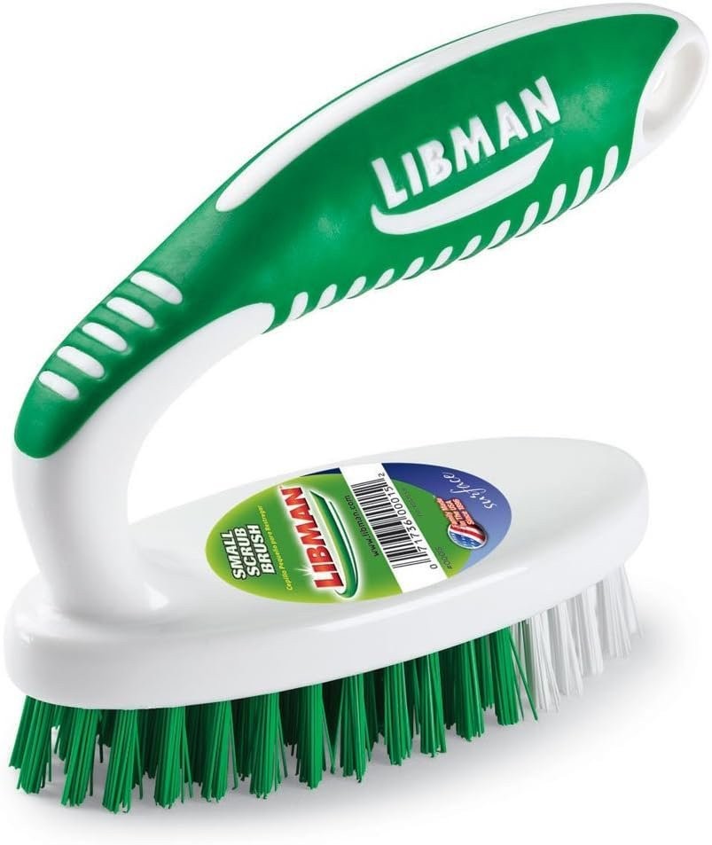Libman 15 Small Scrub Brush with Ergonomic Handle