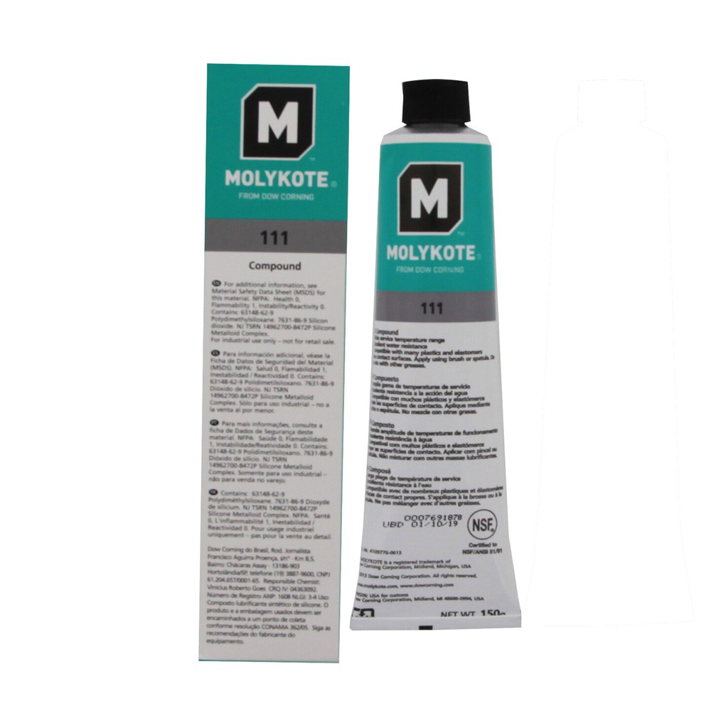 Dow Corning Molykote 111 Food Grade Silicone Lubricant & Sealant 5.3oz Tube