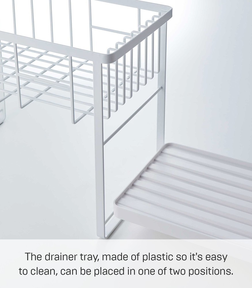 Yamazaki Home TOWER Two-Tier Wire Dish Rack