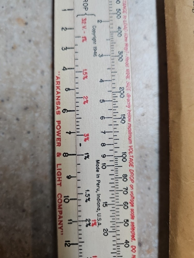 slide ruler Arkansas Power And Light