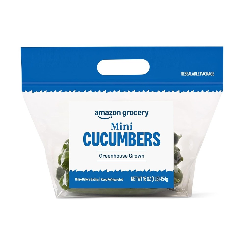 Amazon Grocery, Mini Cucumbers, 16 Oz