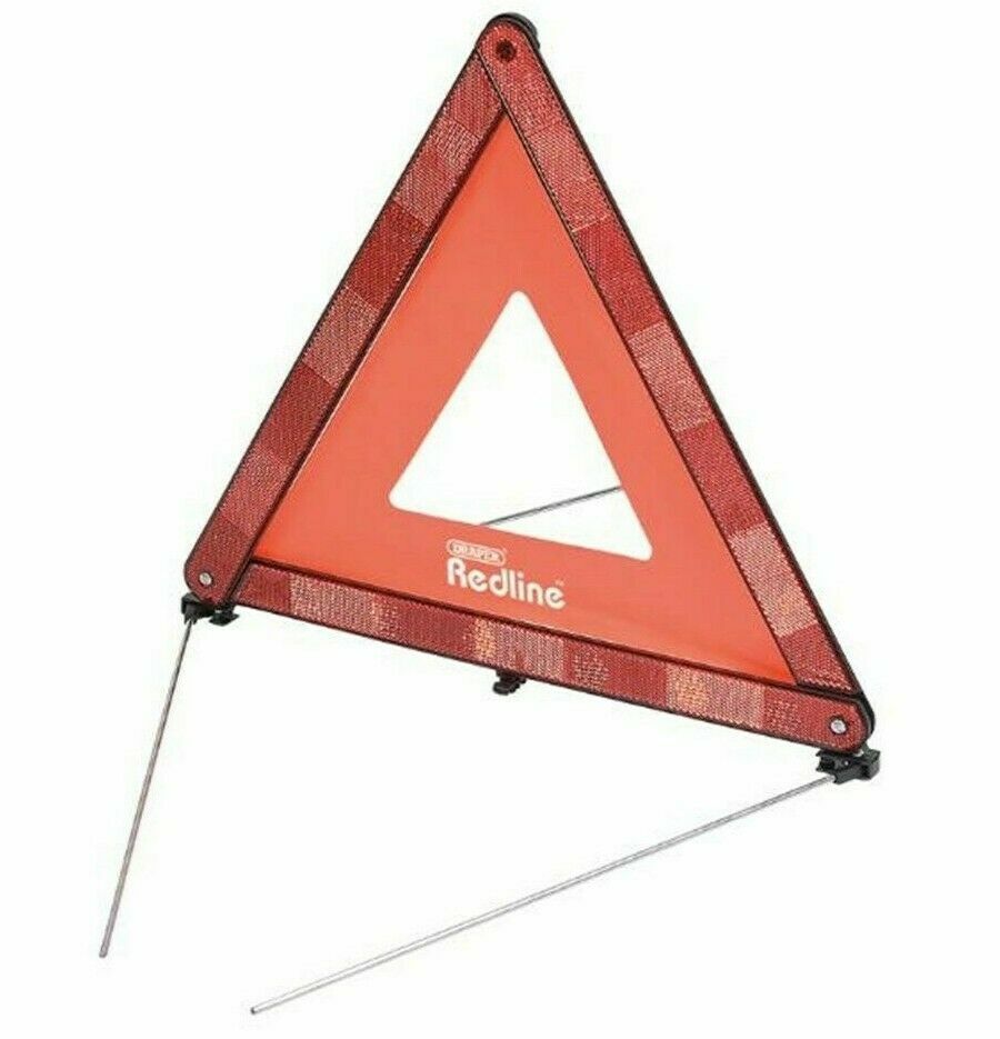 DRAPER TOOLS REDLINE 68812 VEHICLE CAR WARNING TRIANGLE