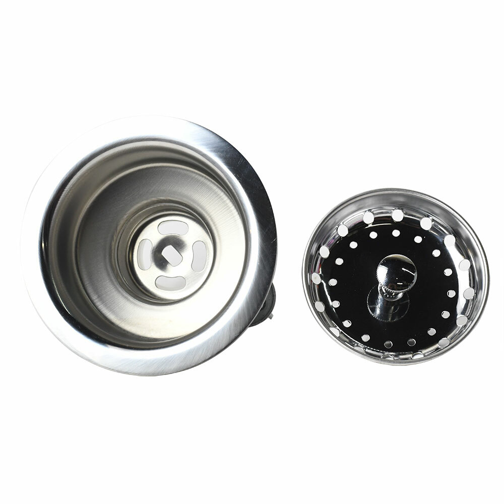 Primex 81043 3-1/2 Inch Kitchen Sink Drain Assembly With Triangular Base