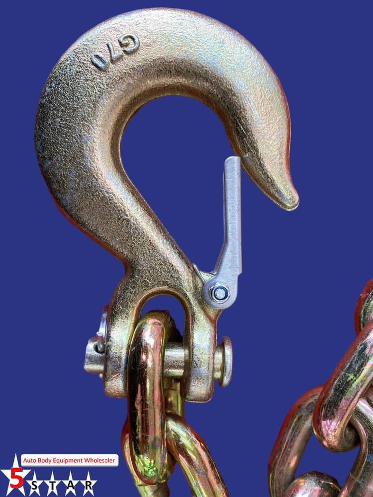 SET#31 AUTO BODY FRAME MACHINE PULLING CHAIN 11 FEET LONG HEAVY DUTY