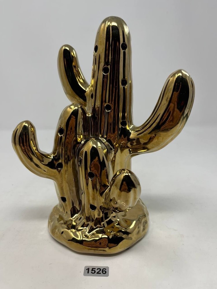 Cactus Decor - Home, Color: Gold