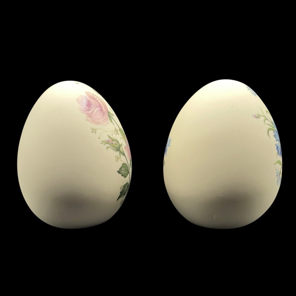 Eggzakly Eggs Porcelain, Natural Eggshell-like Surface 2 Pc Felt Bottoms