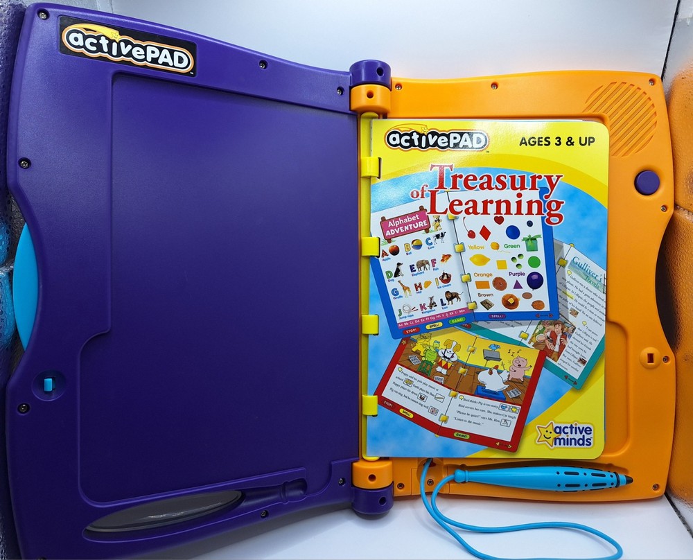 Active Minds ActivePAD (2003) With Treasury Of Learning - Tested Works Great