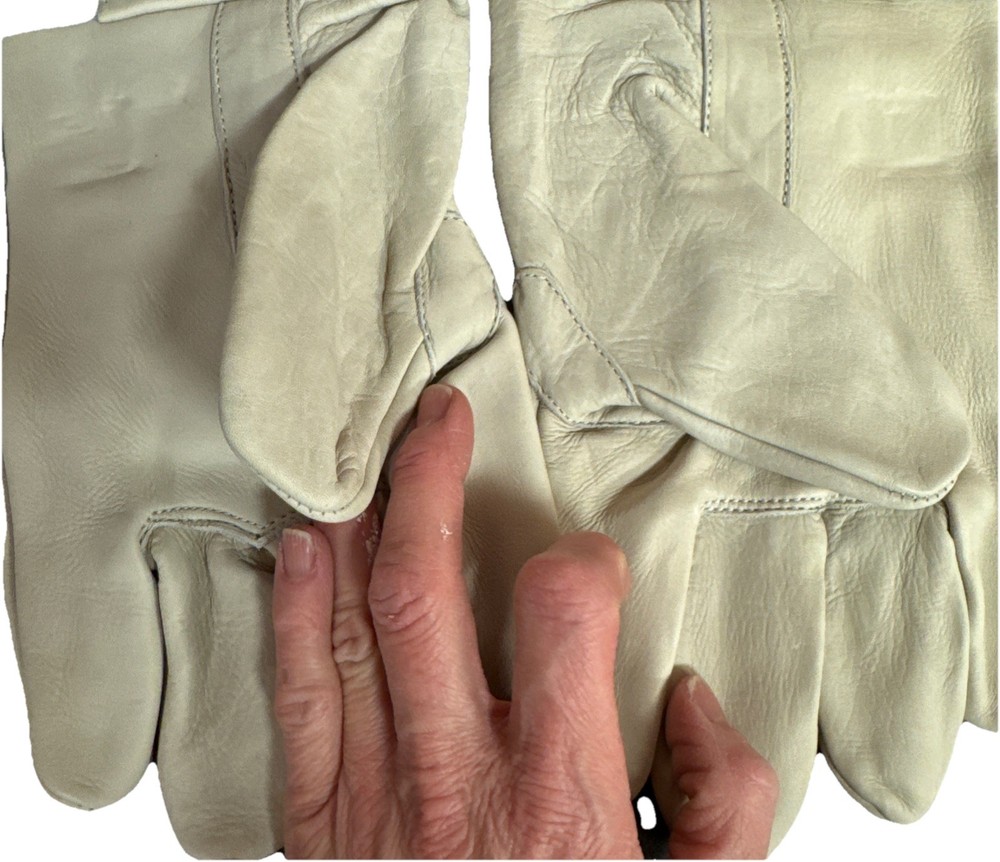 2pair Electrical-Insulating Glove Protectors, Cowhide, 15" Length, Size 12