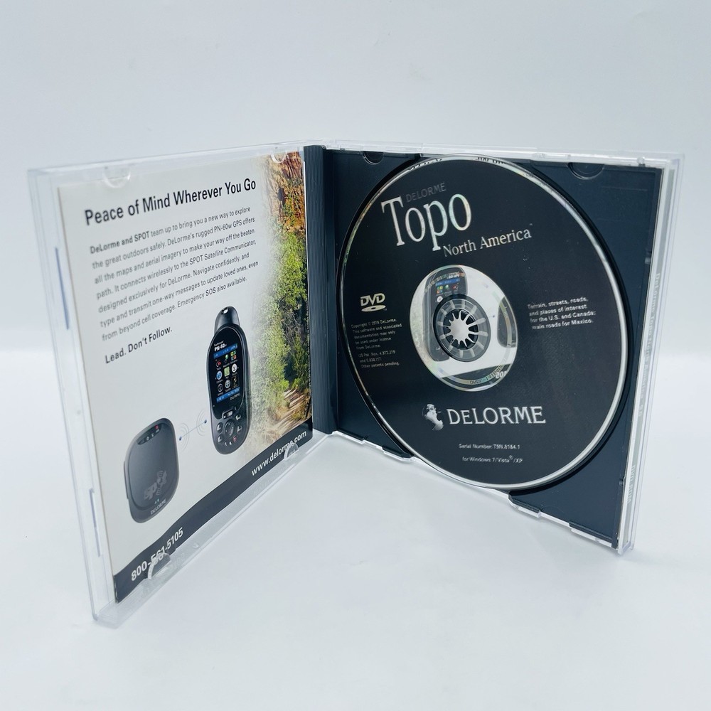 Delorme Topo North America Version 9.0 CD ROM Getting Started Guide B165