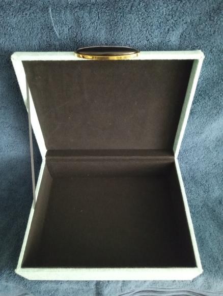 Green Decorative Storage Box Set – 2‑Piece Fabric Bins, Rectangular, Durable,
