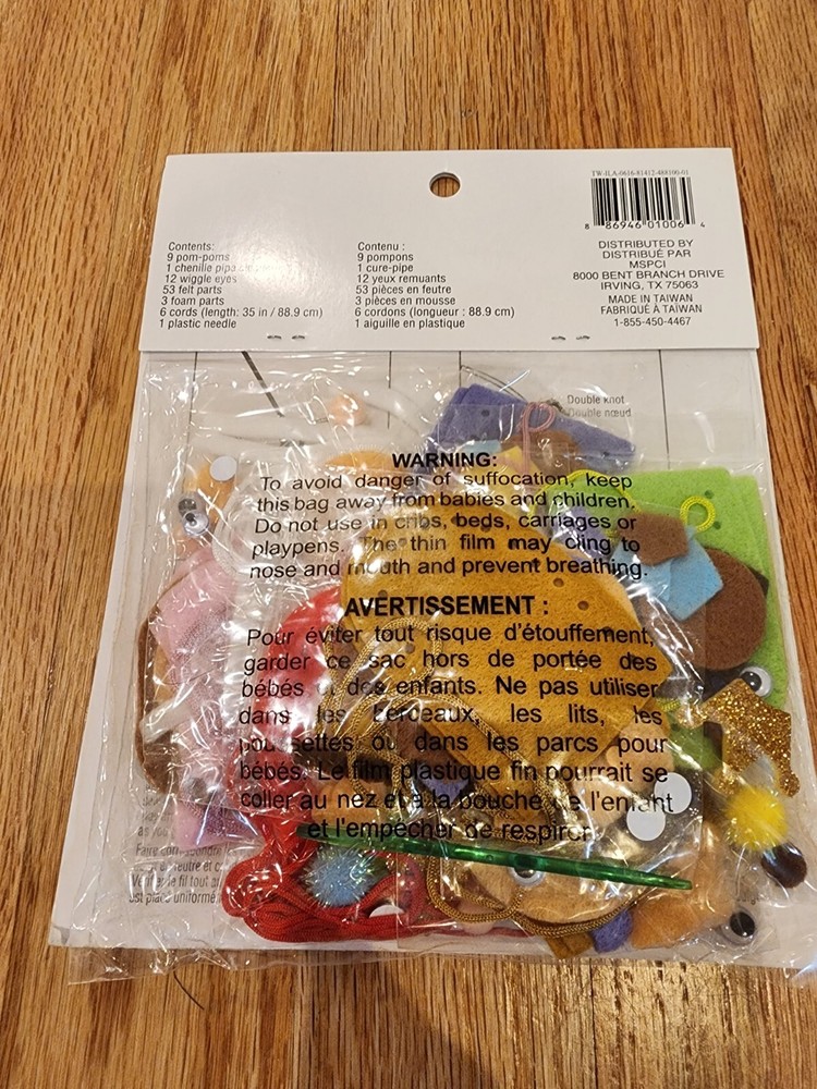 Creatology Christmas Felt Navity Puppet Kit 85pc New 💖