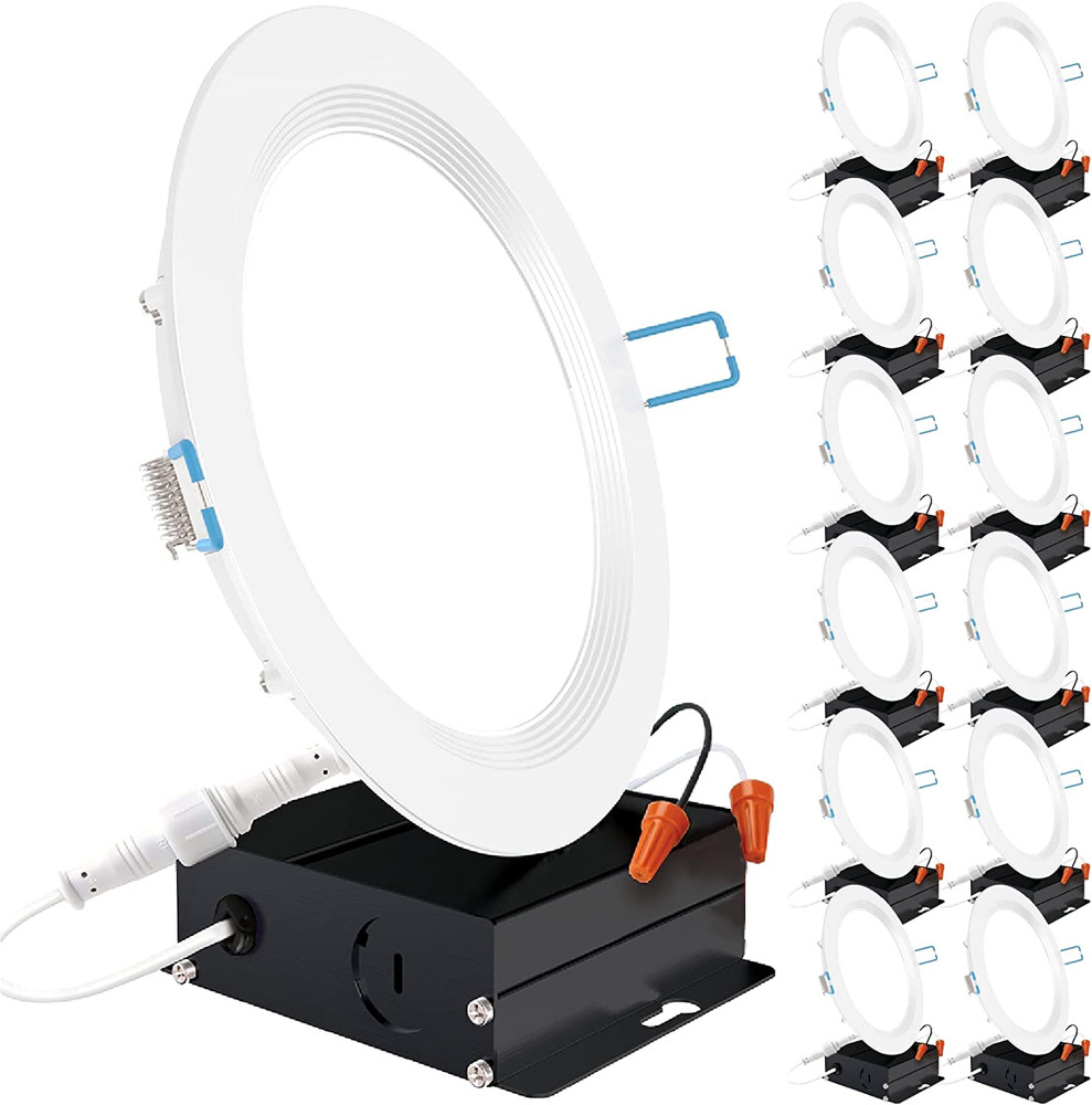 Sunco Lighting Ultra Thin LED Recessed Ceiling Lights Slim 12 Pack 6 Inch