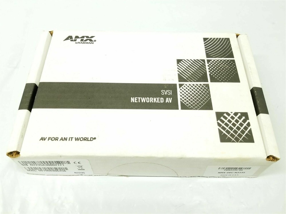 AMX By Harman NMX-DEC-N2235 SVSI Networked AV Decoder