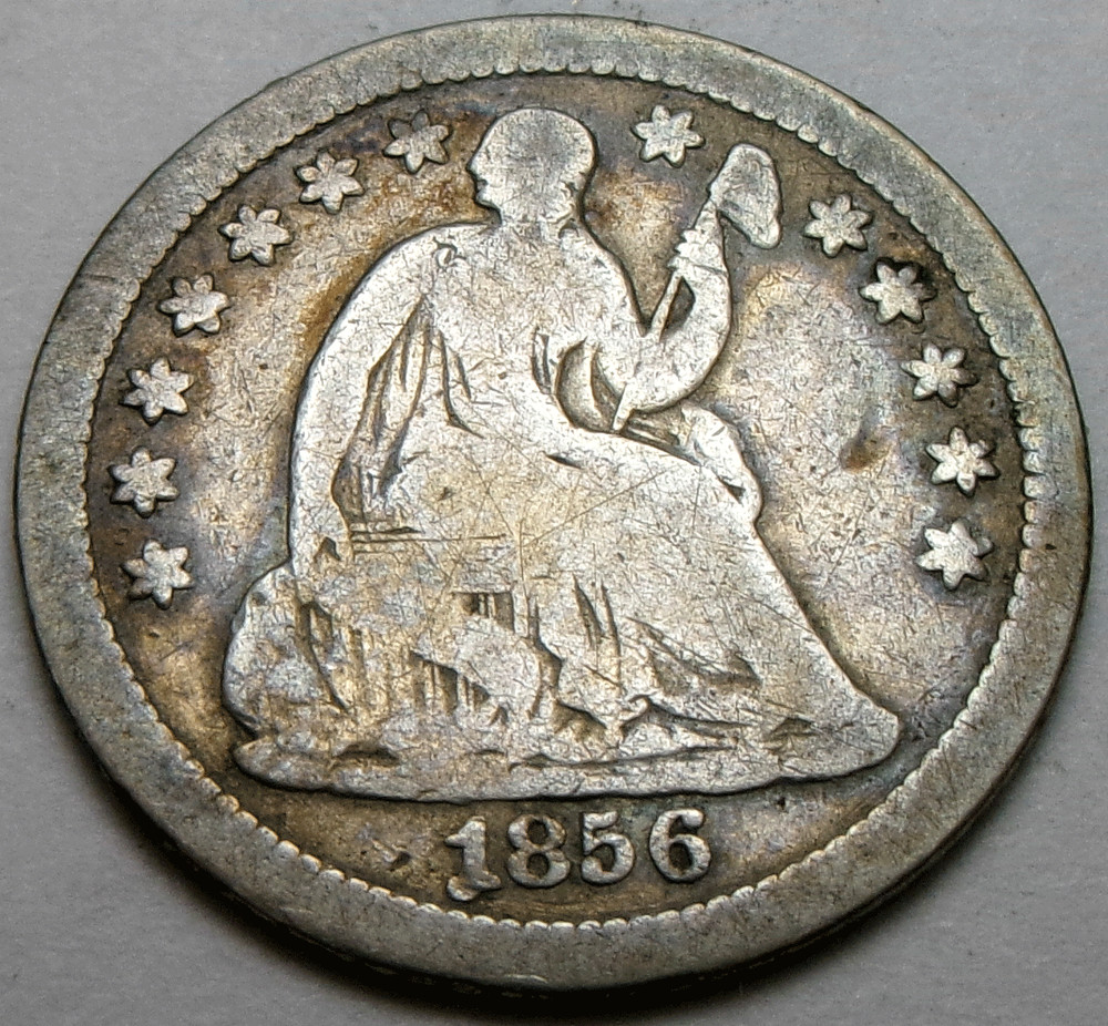 1856-O Seated Liberty Half Dime