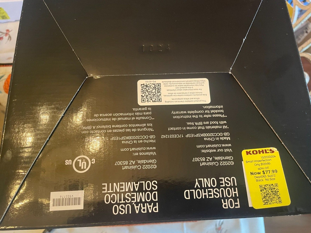 Cuisinart Black Stainless Collection Coffee Maker