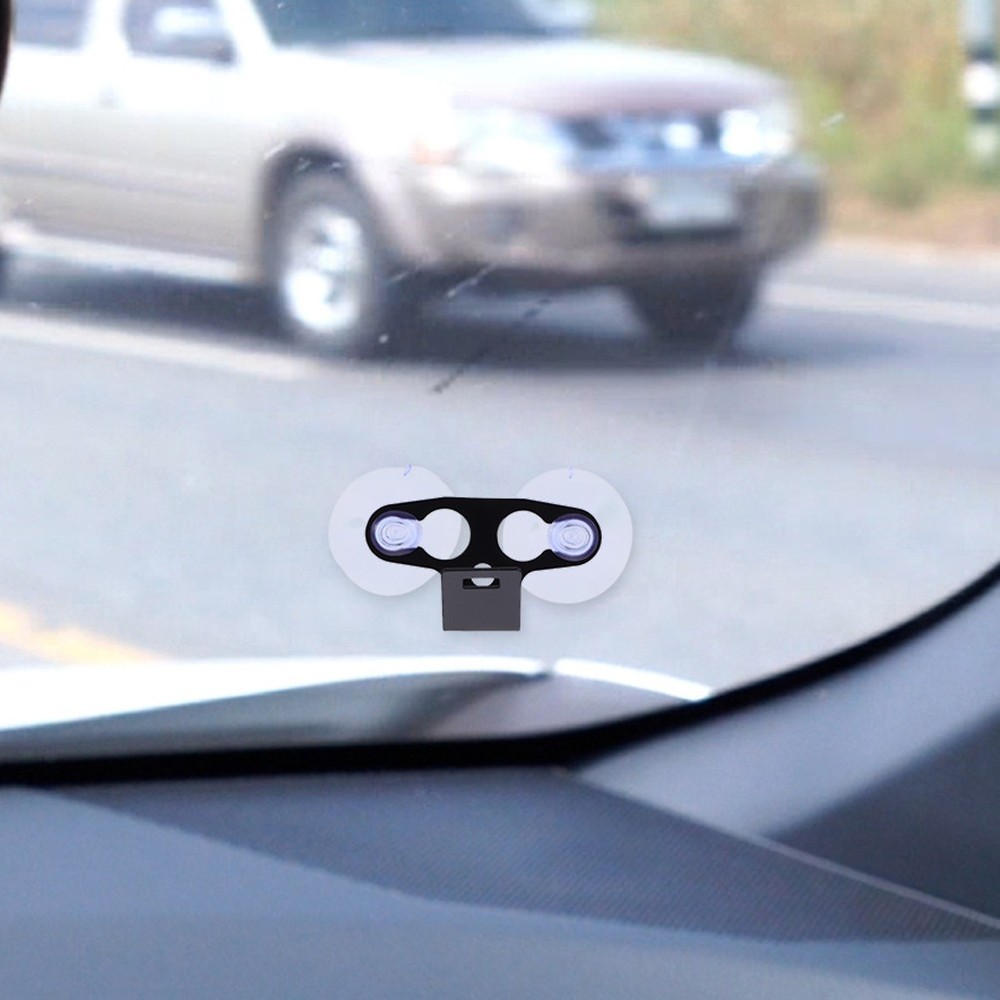 2 Pcs Windshield Radar Bracket Suction Cup Mounting Car Holder Dashboard