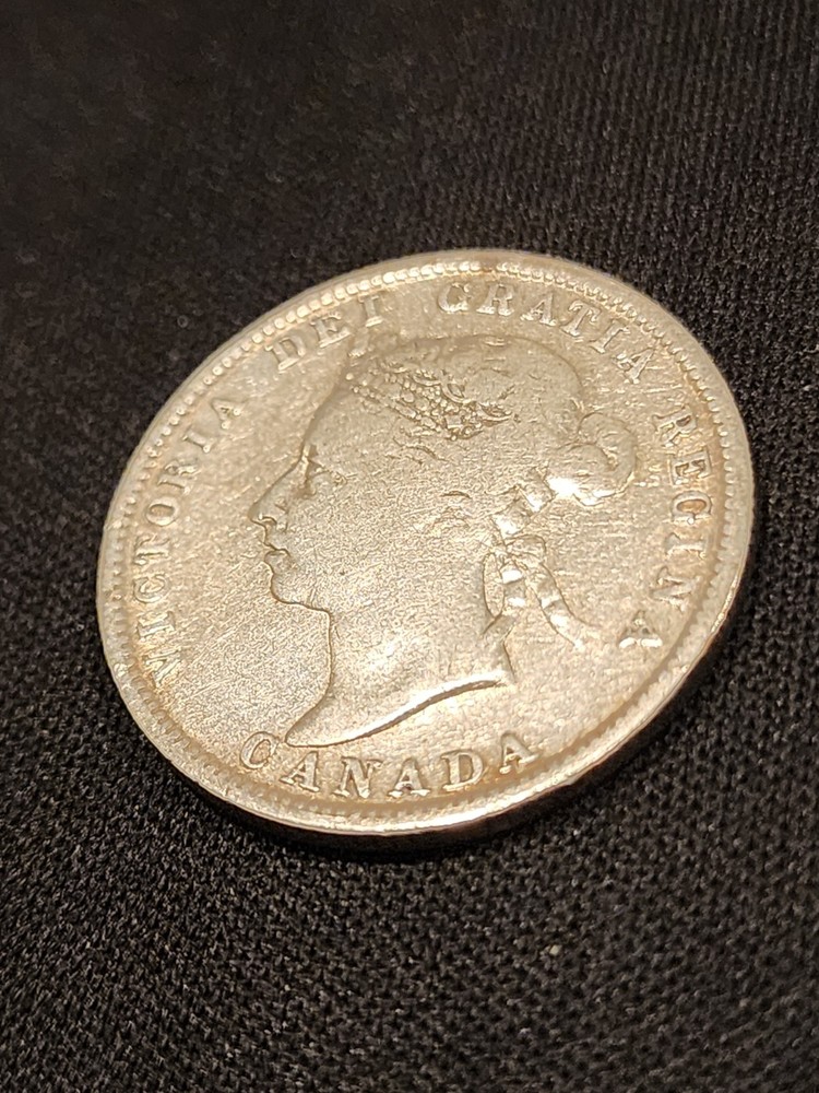 1899 Canada 25 Cents Silver Coin