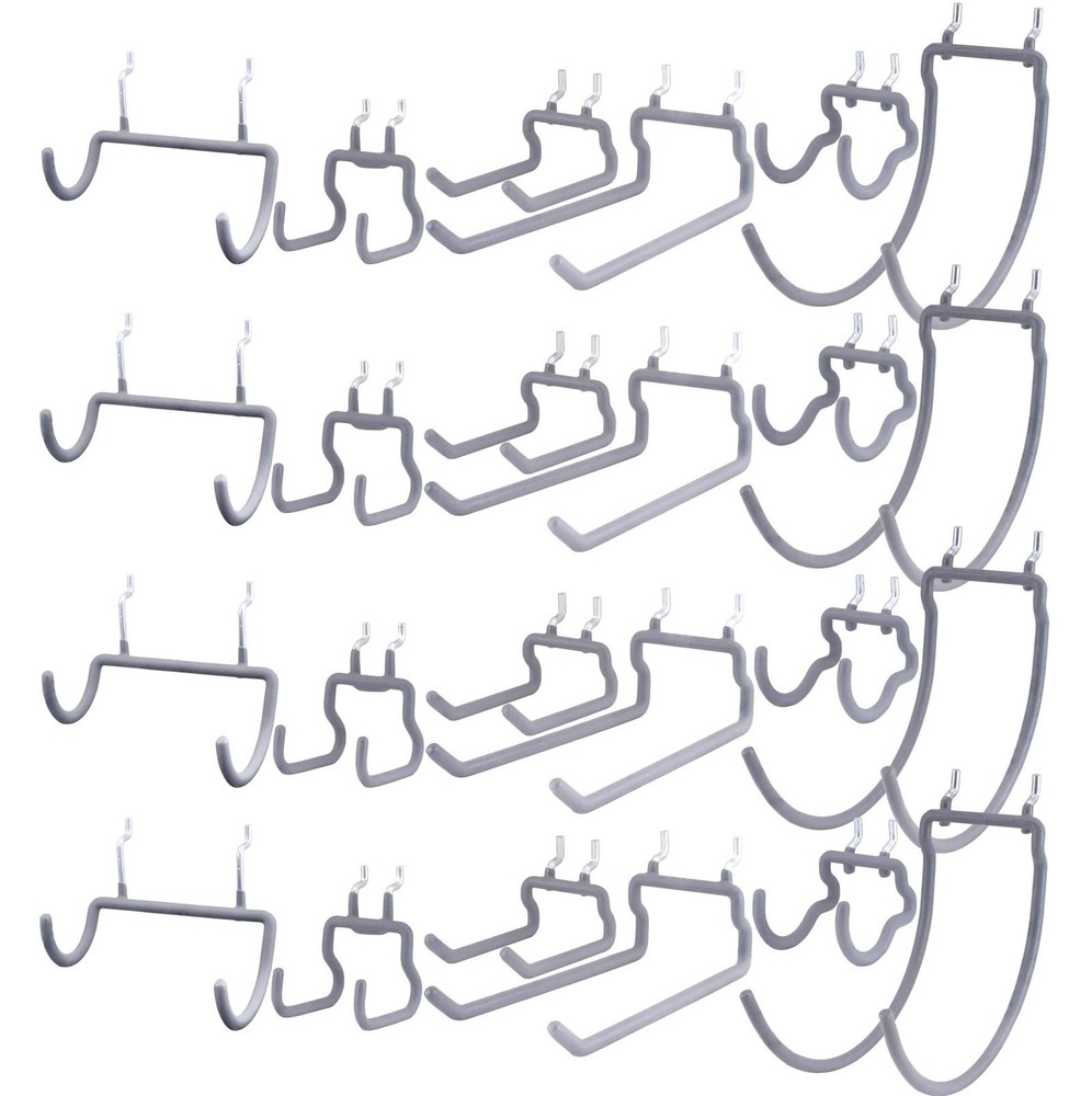 24 Pack Heavy Duty Pegboard Hooks Tool Hooks Drill Holder for Power Tools