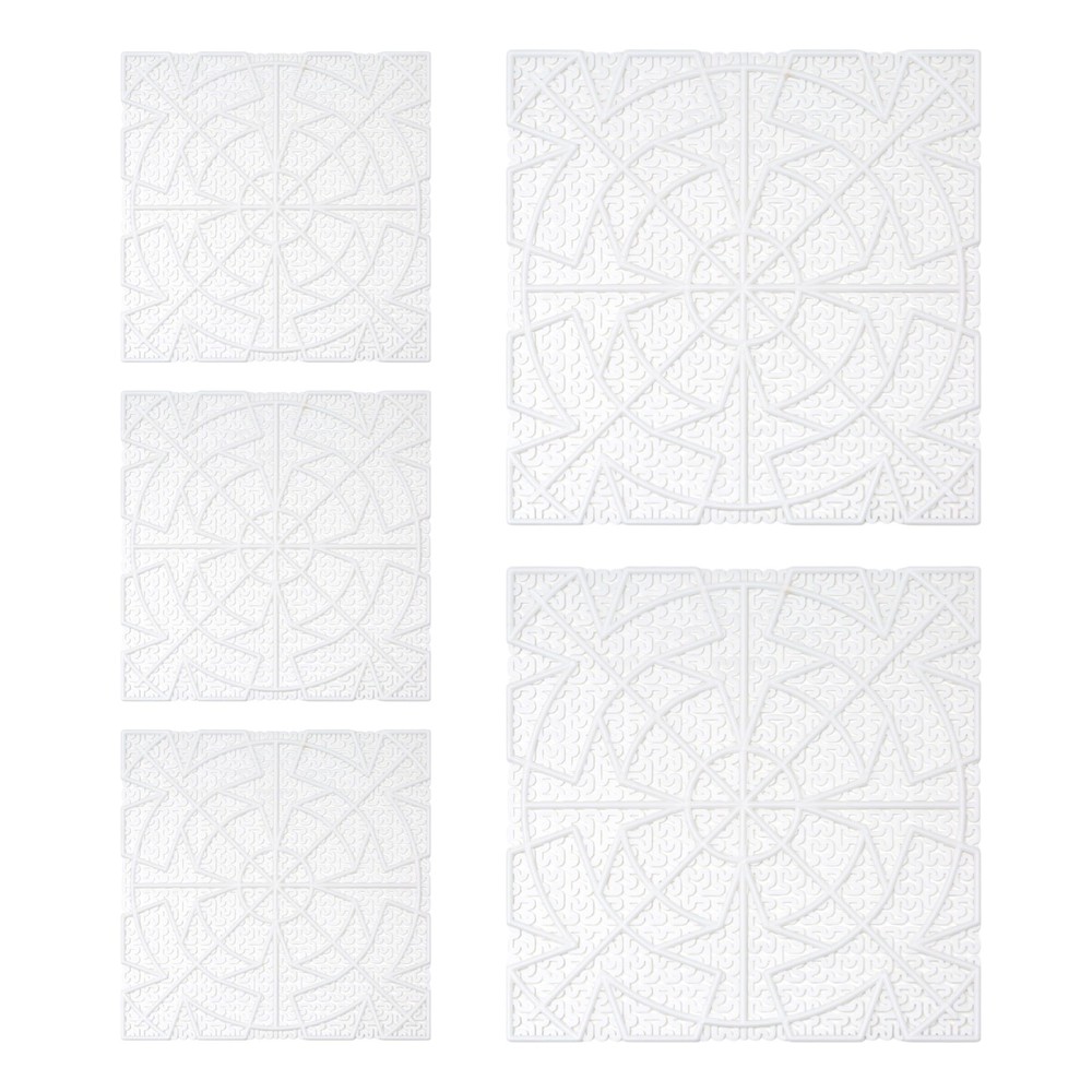 5 Pack Cheese Draining Mat, Plastic Ripening Mesh, Cheese Plastic Drying Mats