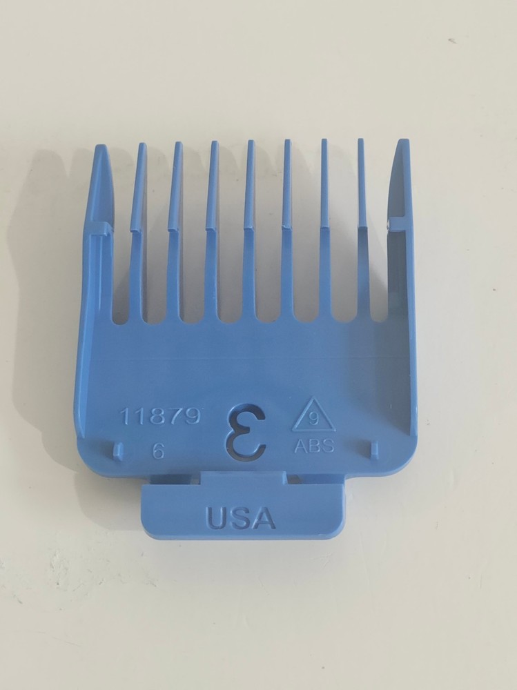 WAHL Color Pro #3 Guide Comb 3/8" (10mm) BLUE Replacement