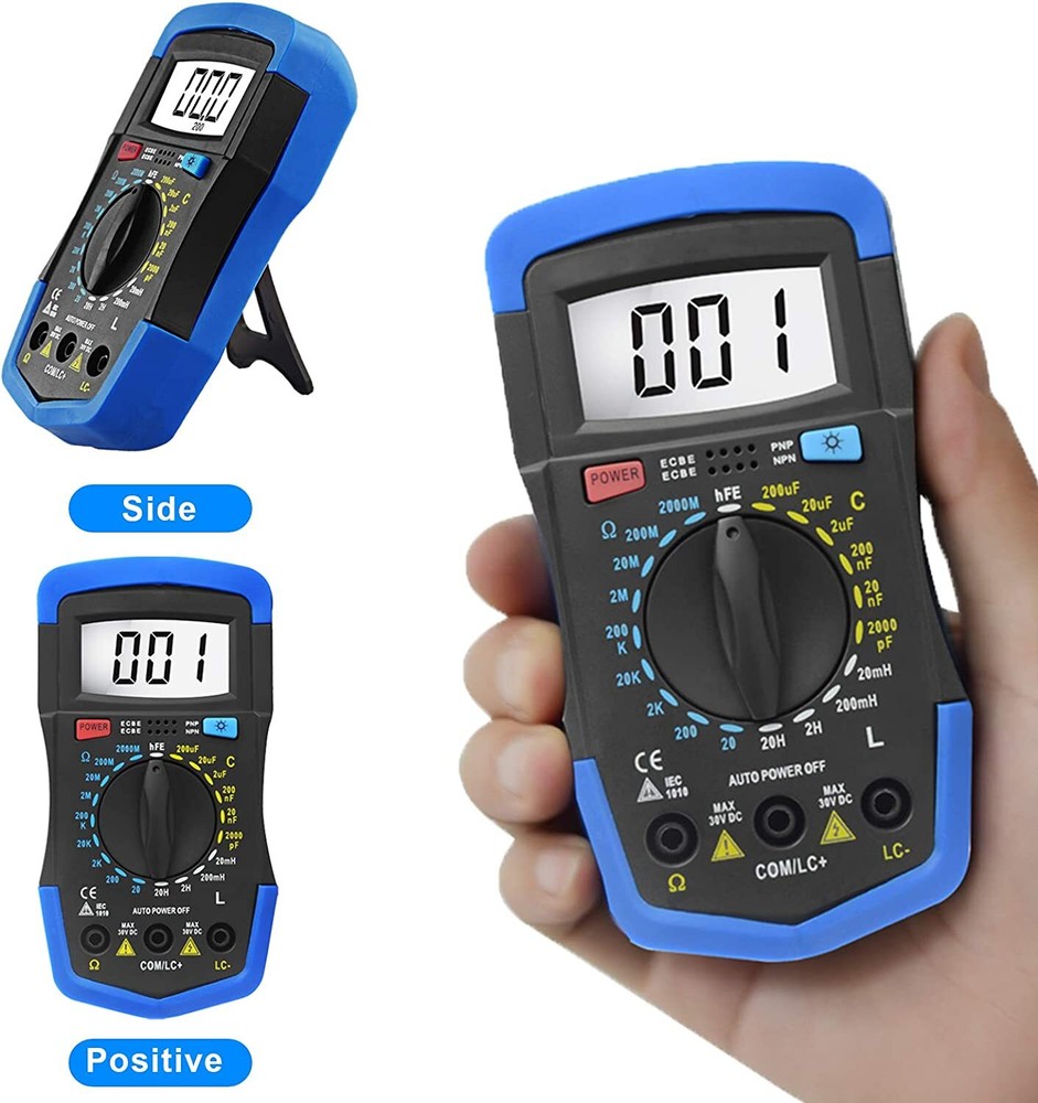 Mini LCD Digital Multimeter LCR Meter Resistance Capacitance Inductance Tester
