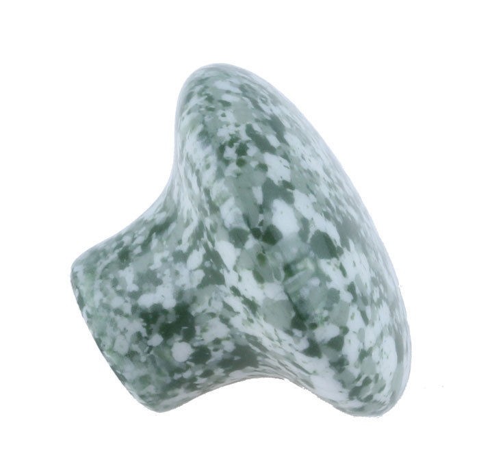 Set Of 12 Ceramic Cabinet Knobs Drawer Pulls Enamelware Granitware Green & White