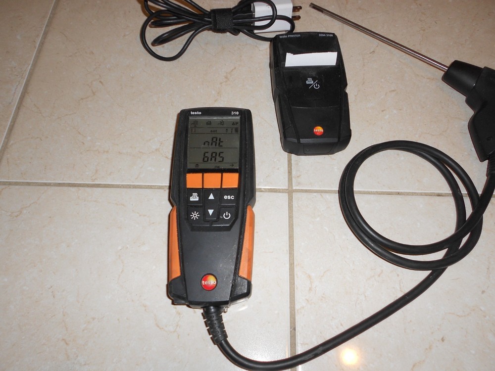TESTO MODEL 310 COMBUSTION ANALYZER WITH PRINTER UNTESTED