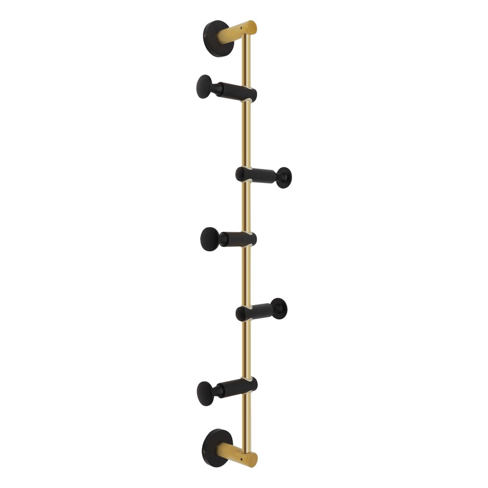 Coat Rack Coat Rack With 5 Adjustable Hooks Wall Mounted Vertical 24.02*2.76in