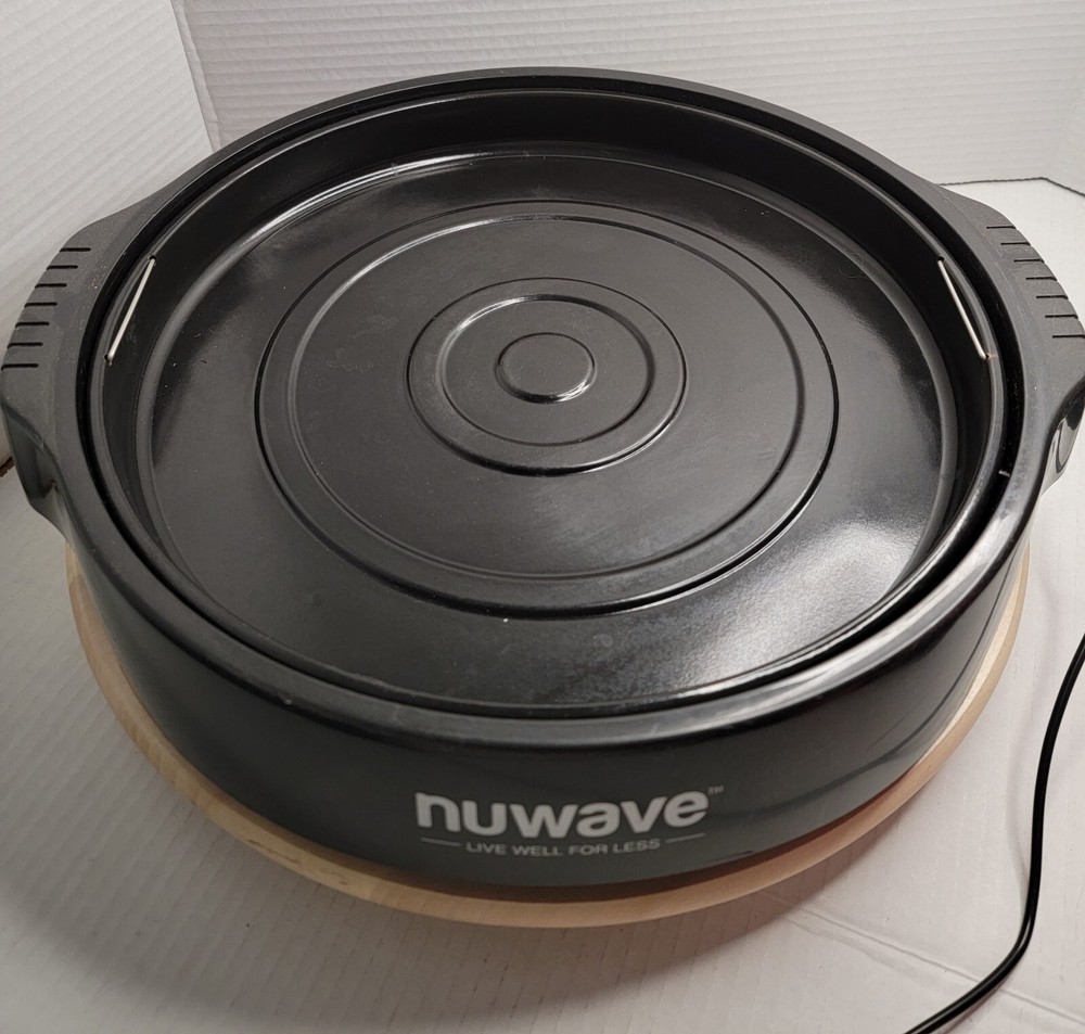 Nuwave Pro Infrared Oven Replacement Base Tray Drip Pan & Tray Black Model 20601