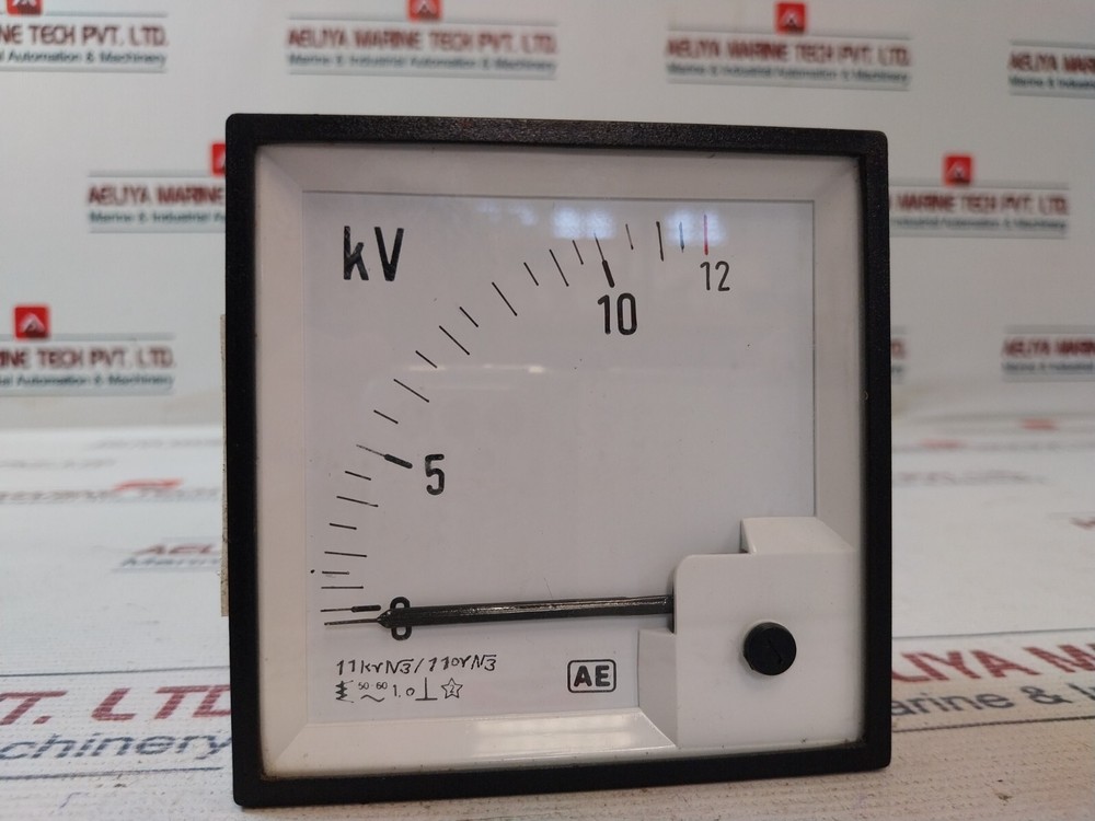 Automatic Electric 0-12 KV Analog Voltmeter