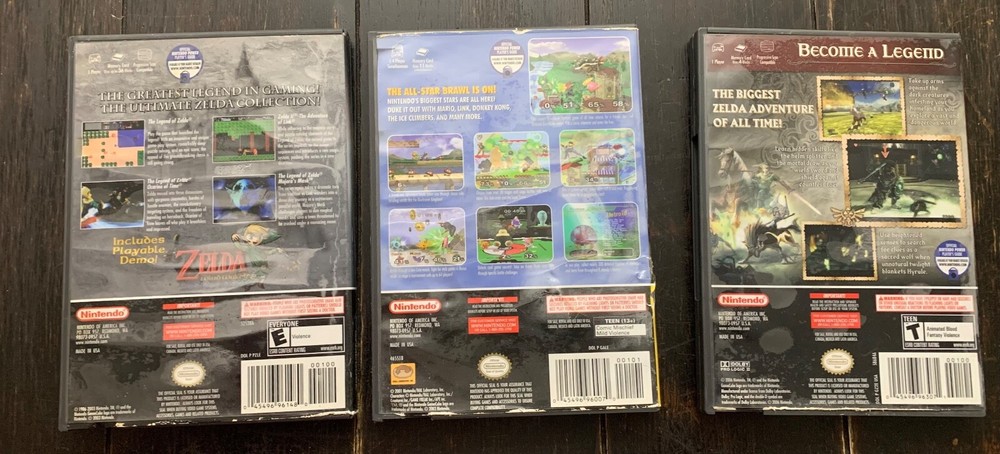 3X NO GAME ‐ CASE ONLY Nintendo GameCube