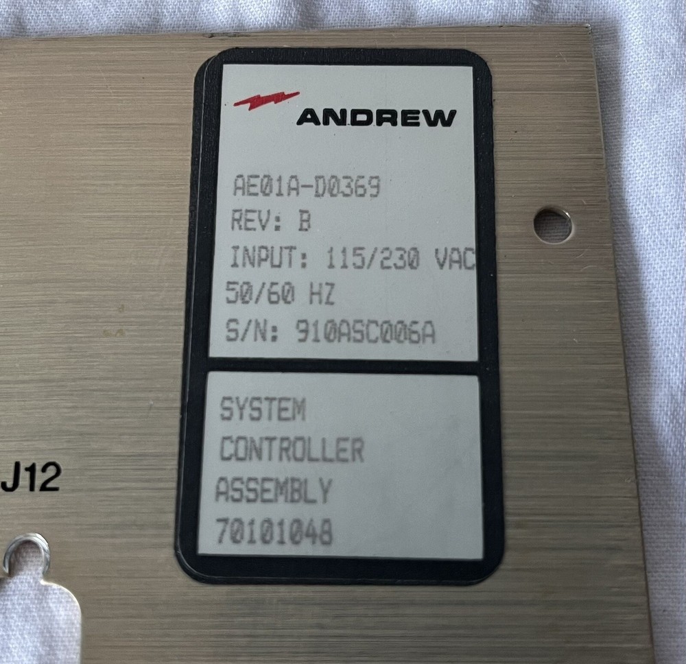 Andrew System Controller Assembly Panel 70101048