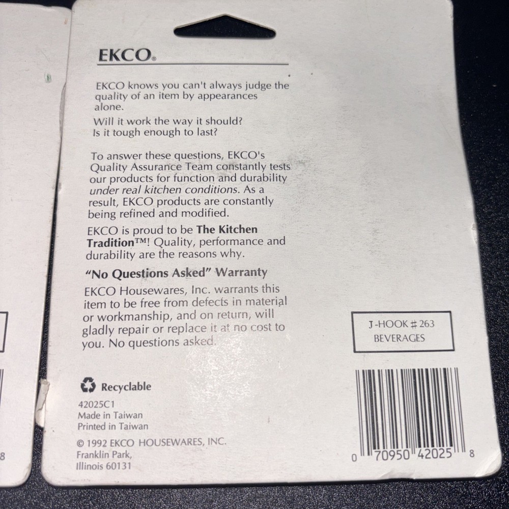 Ekco Cork Puller 42005 Essential Kitchen Tool Wine Bottle Opener Gadget Barware