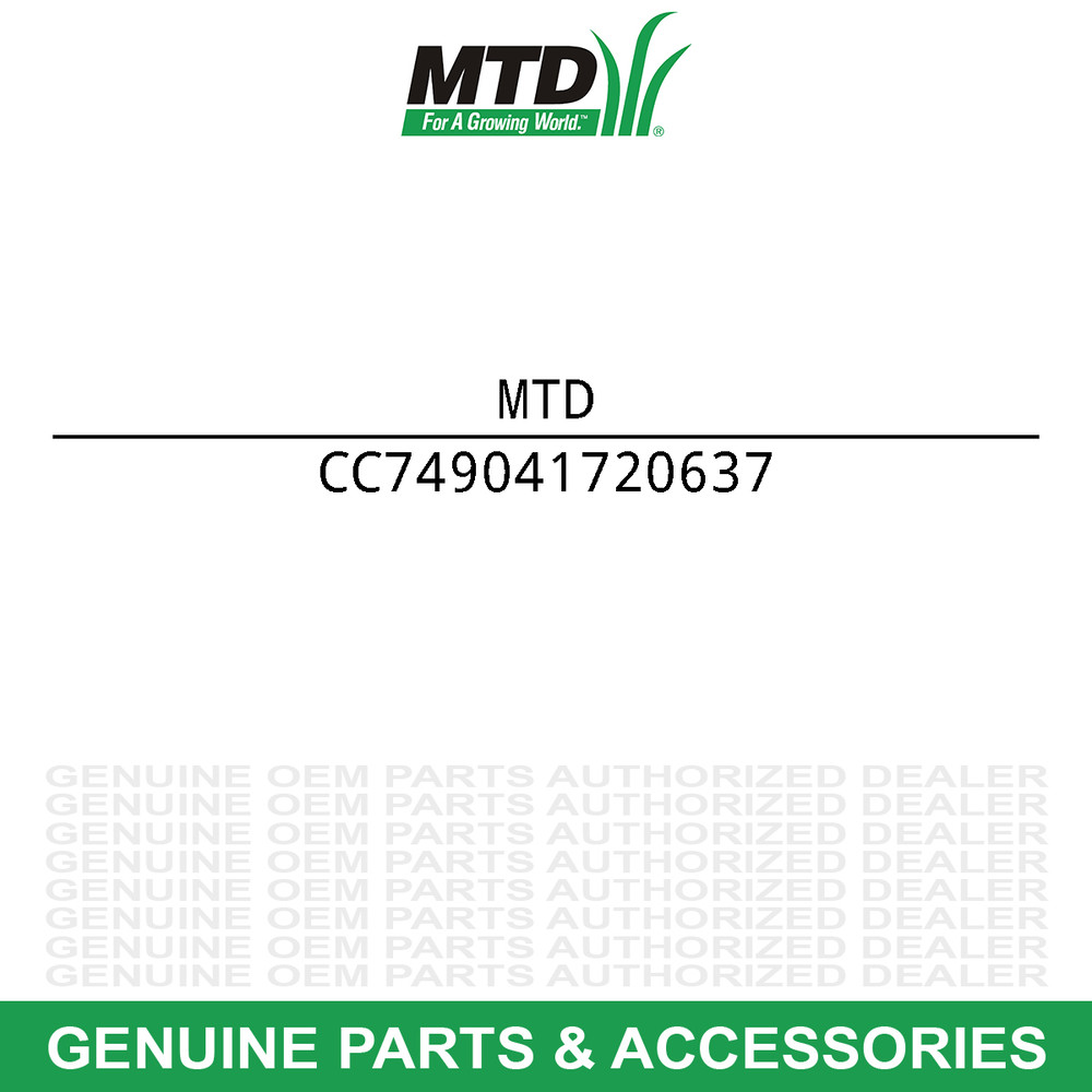 MTD 749-04172-0637 Upper Handle Troy-Bilt CSV050 CS45M3 CSV060 CSV020