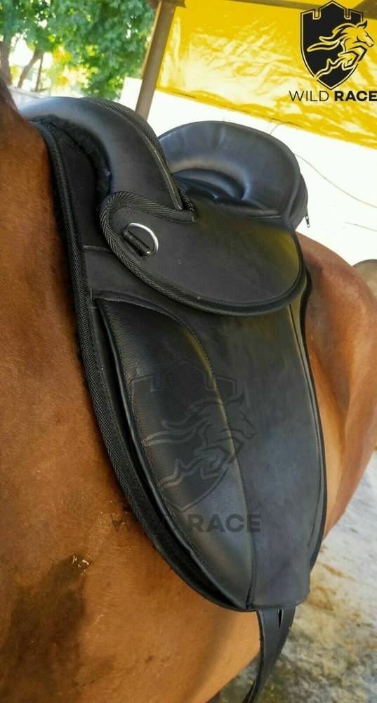 WILDRACE Treeless Leather saddle