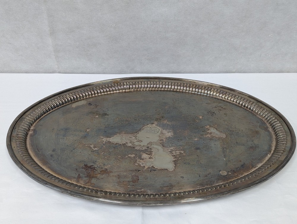 British Army - Military - MOD - Queens Crown EPNS Serving Tray