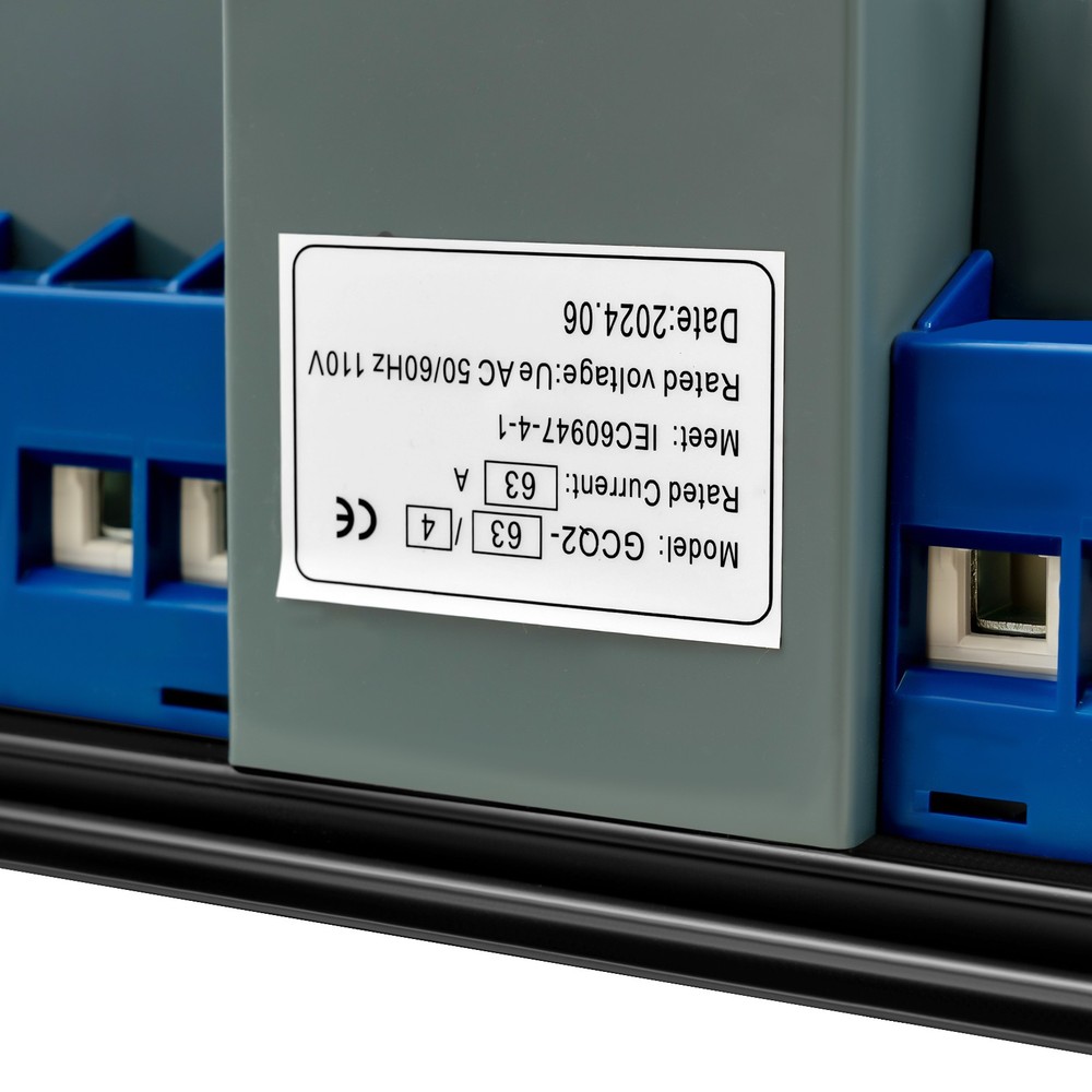 220V/63A 4P Dual-power Automatic Transfer Switch Generator Changeover Switch