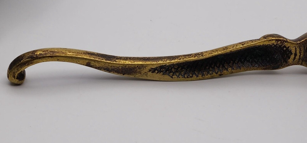 Brass Jester's Head Nutcracker 7" Long