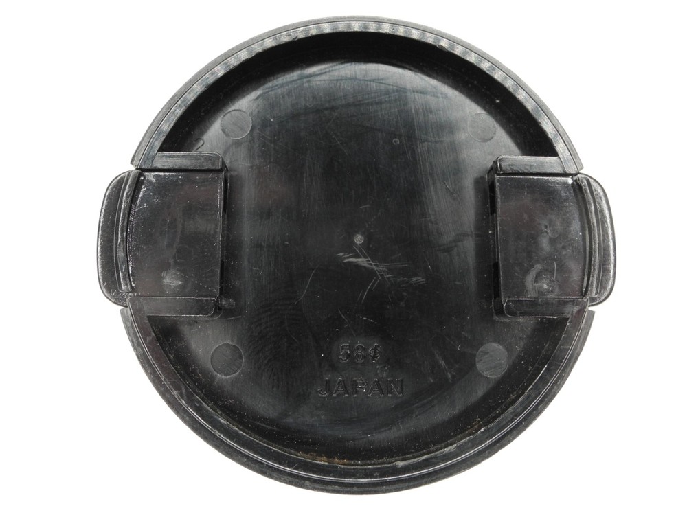 Mamiya 58mm Genuine Black Snap On Front Camera Lens Cap