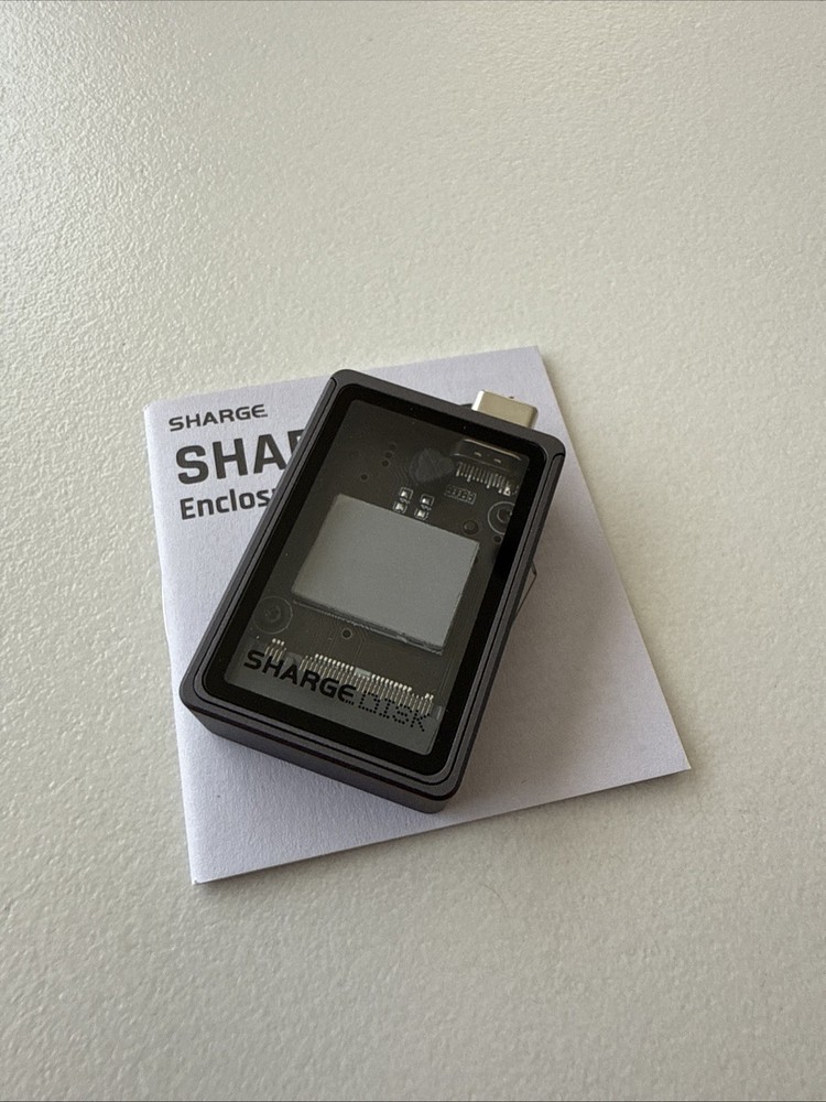 Sharge Disk SSD Adapter,up To 1000MB/S  Win/macOS/Linux/Android /iOS, Fan Cooler