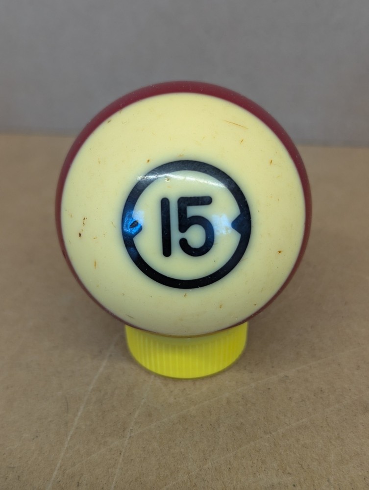 Brunswick Centennial Billiard # 15 Pool Single Ball Replacement, Stripe Maroon