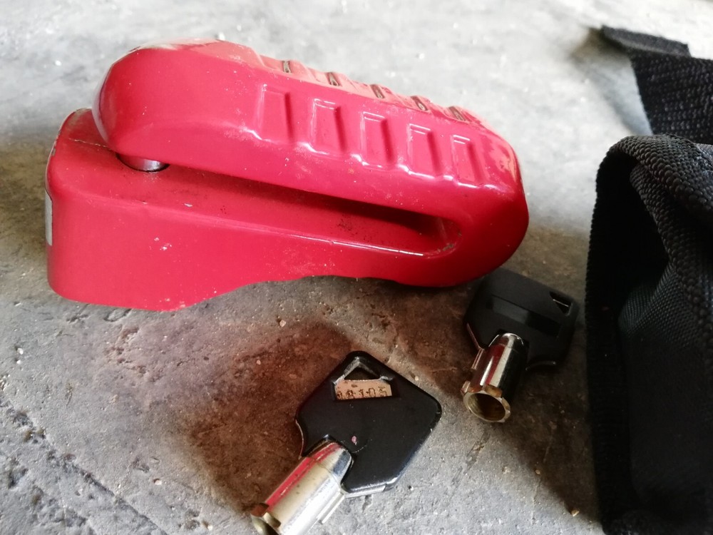 motorcycle disc lock