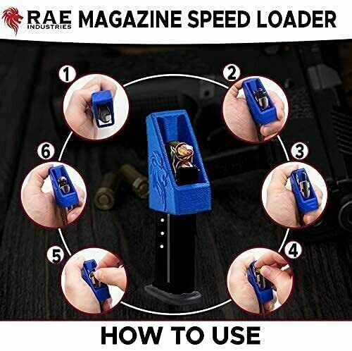 RAEIND Universal Magazine Quick Speed Loader For Single Stack Mag (Select Model)
