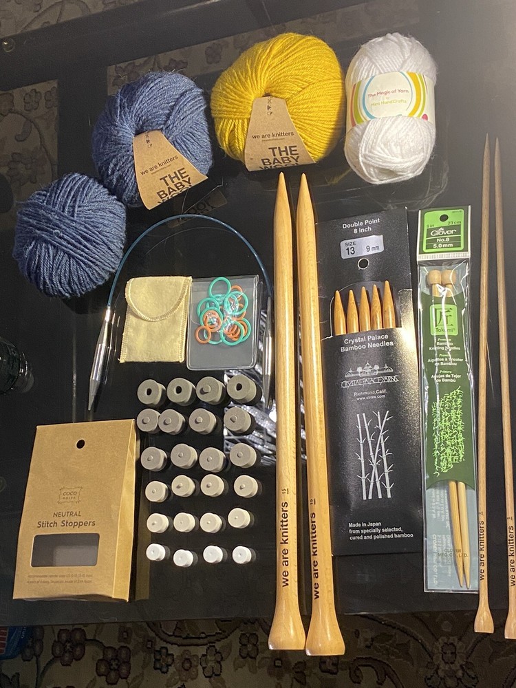 Knitters the baby wool & needles double points needles see description