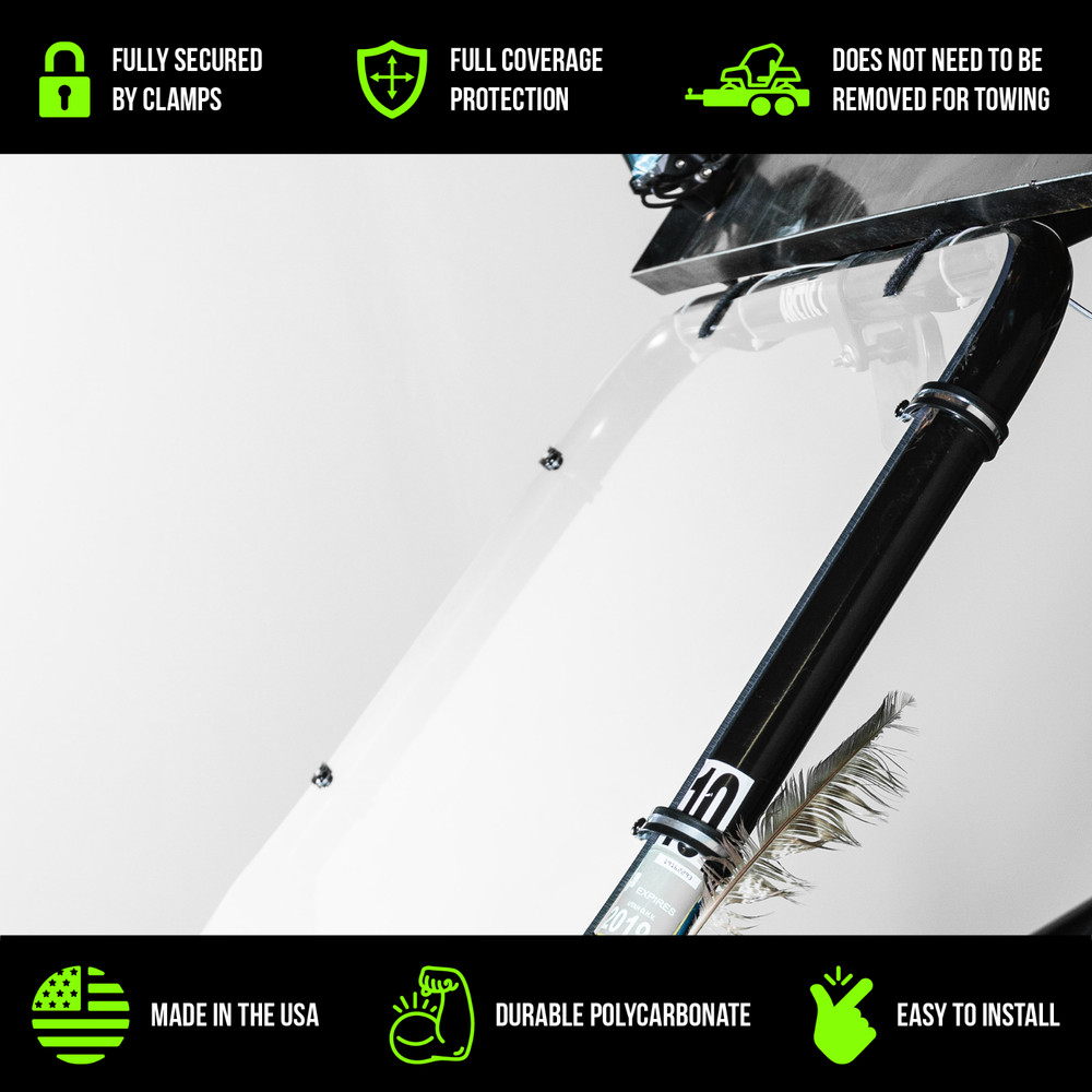 TERRARIDER ARCTIC WILDCAT FULL UTV WINDSHIELD - STD. 3/16"